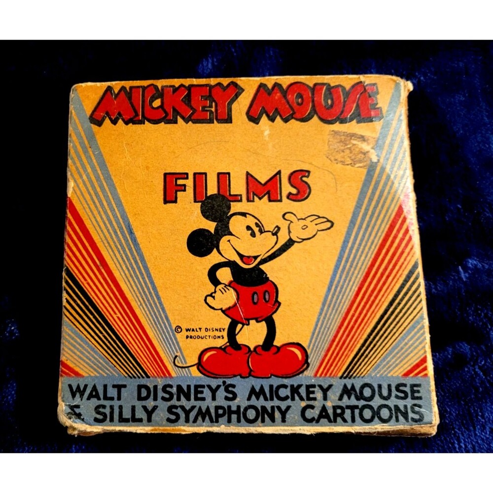 Vintage Walt Disney's Mickey Mouse & Silly Symphony Cartoons 8mm Film Reel 1948